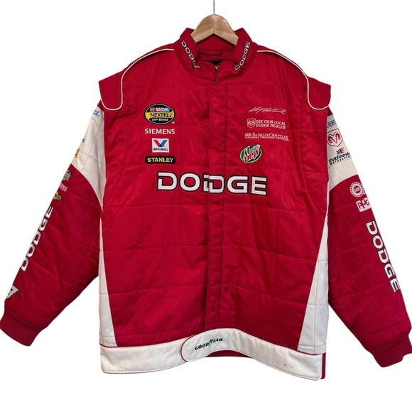 Vintage NASCAR Kasey Kahne XL Chase Authentics Drivers Line Dodge Jacket *Read* - Picture 1 of 13